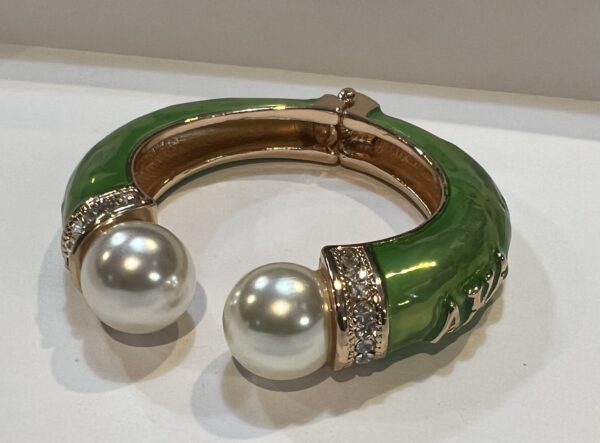 AKA Green Bracelet with Pearls - Image 2