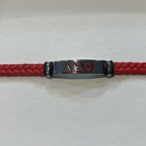 Delta Sigma Theta Woven Bracelet